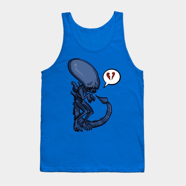 Xenomorphs need love too Tank Top by Az